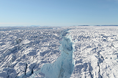 Zachariae Glacier. Foto: Anders Anker Bjørk.