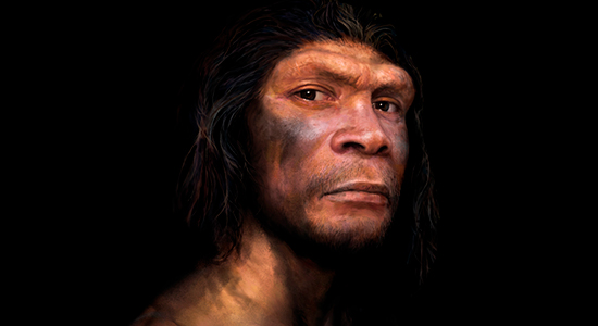 Billede af neandertaler